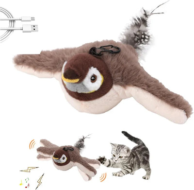 Cat Toy Simulation Sparrow Sound Toy