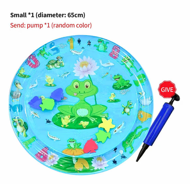 Water-filled inflatable pet mat cat mat