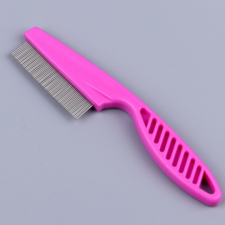 Cat and Dog Flea Comb Fine-toothed stainless steel needle comb to remove insect eggs and lice