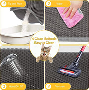 Double-layer eva pet cat litter mat pet cat litter box filter sand mat pet supplies cat scratching mat